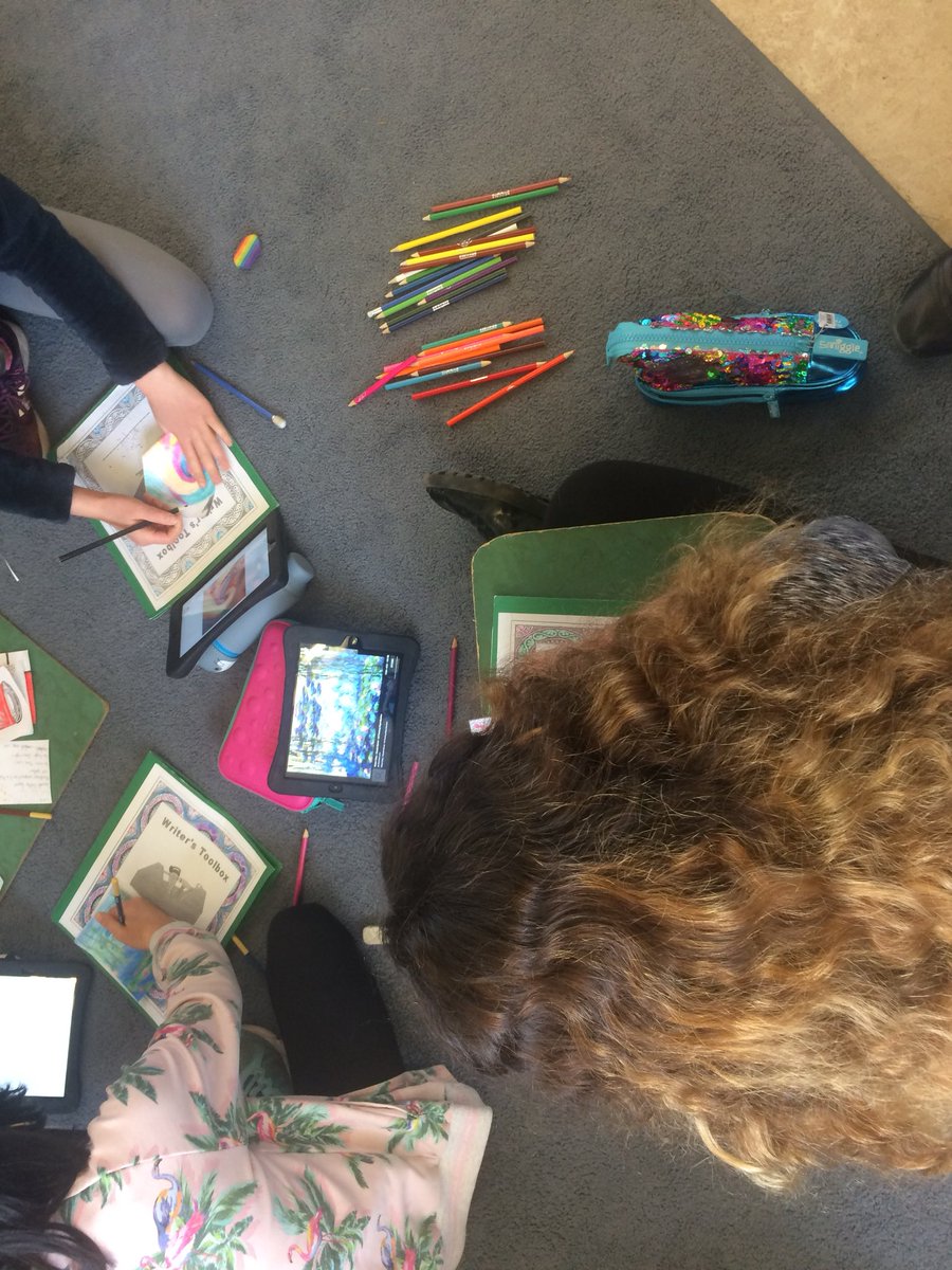 Students in Div 5 are creating Mini-Masterpieces!
