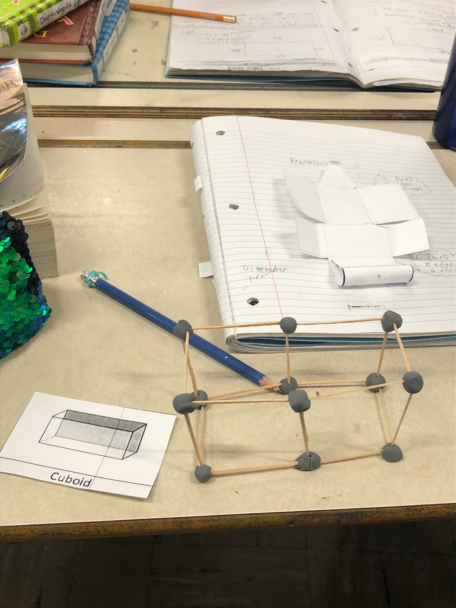 VVGrade3SP's tweet image. Mrs. Pedrotti&apos;s math class spent the afternoon building and measuring 3D figures. See if you can spot any examples at home! #Grade3 #ScienceProgram #Mathisfun