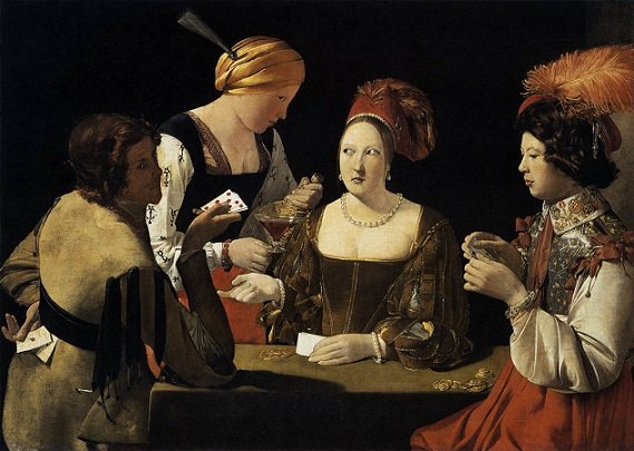14 March #OTD #birthday Georges de La Tour (1593-1652)
#French #Baroque #painter

"The Cheat with the Ace of Diamonds"

#painters #painting #today