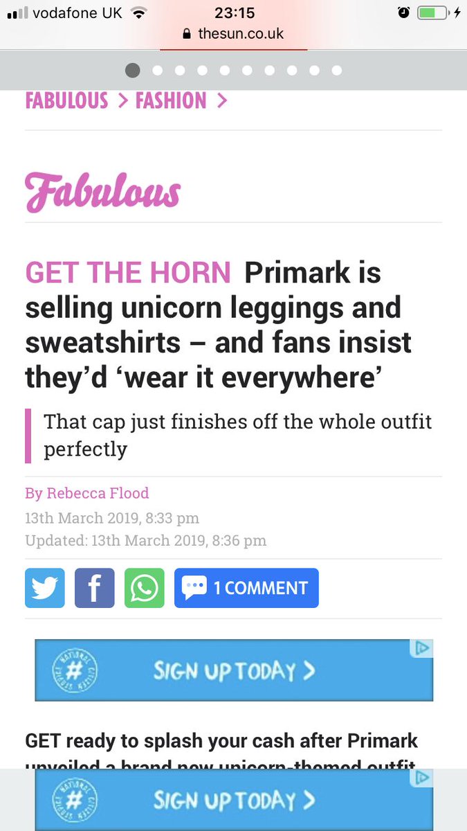 entrepremums's tweet photo. @Primark &amp; @thebeccaflood - The title for this article is very inappropriate to use (even as a pun) given its sexual connotation/innuendo as the article features photos of young girls wearing your children’s range. #primark https://t.co/qHDEbqTrNm https://t.co/7CTY1eZIPQ