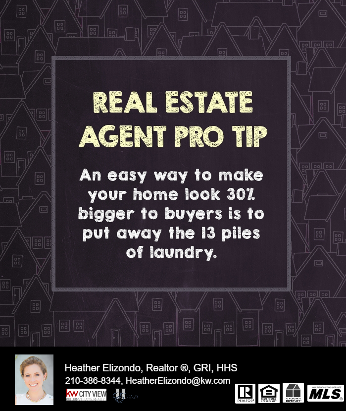 HeatherSellsSA's tweet image. Seen it. #Reducetheclutter people. Think #MarieKondo. It makes all the difference!  #ILoveMyJob #CallMeToday📱 #DreamHome #Home❤️ #HeatherSellsSA😆 #HERealtyGroup #SellMyHouse #KWCV #BuyThisHouse🏘 #SARealtor #Realtor #RealEstate #SanAntonioRealEstate #invest #Buyers #Sellers