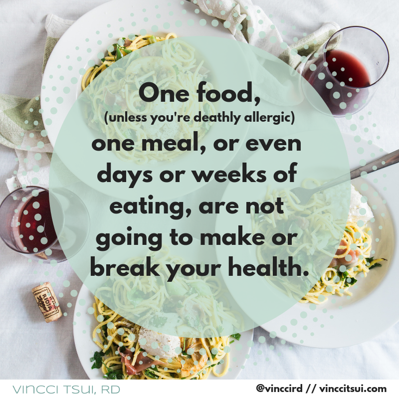 VincciRD's tweet photo. When we as dietitians talk about being "nutrition experts" or "unlocking the potential of food" are we inadvertently stoking unfounded fears about food and nutrition? #NutritionMonth #UnlockFood https://t.co/JszQiO23OO https://t.co/pjHjjazhPt