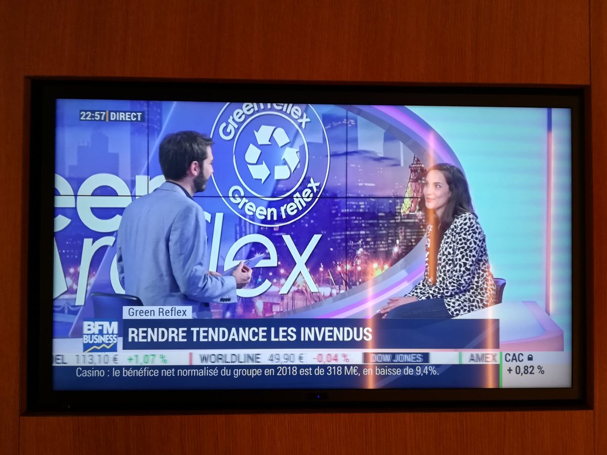 En direct de l'émission #greenreflex sur <a href="/bfmbusiness/">BFM Business</a> pour revenir sur le développement de Graapz et le rachat par <a href="/phenixfr/">Phenix</a>. A retrouver en replay dès demain. #EconomieCirculaire #gaspillagealimentaire