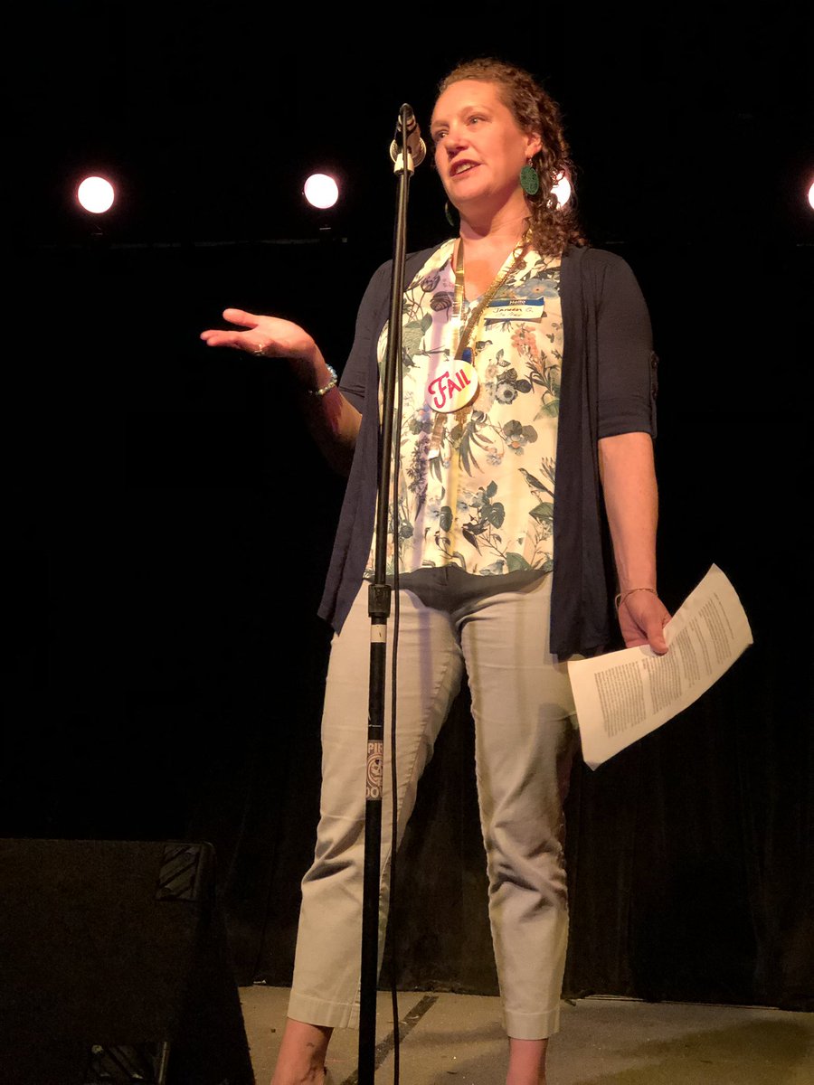BCDCIdeas's tweet photo. Janeen Gingrich - @sparkleeduck -shares her #epicfail and what she learned as a well-intentioned white woman in an early nonprofit role. #FailFestNC https://t.co/2QNLq3Bthe