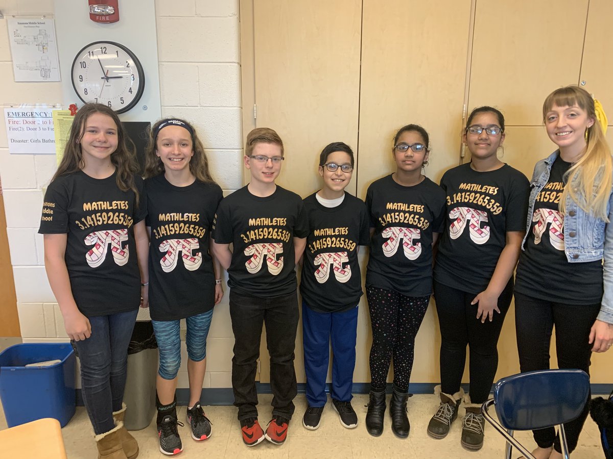 MillerMathGMS's tweet image. Happy Pi Day! A perfect day for a mathletes competition! So proud of these students! @Simmonsknights1  #simmonslearns #rsd122cares