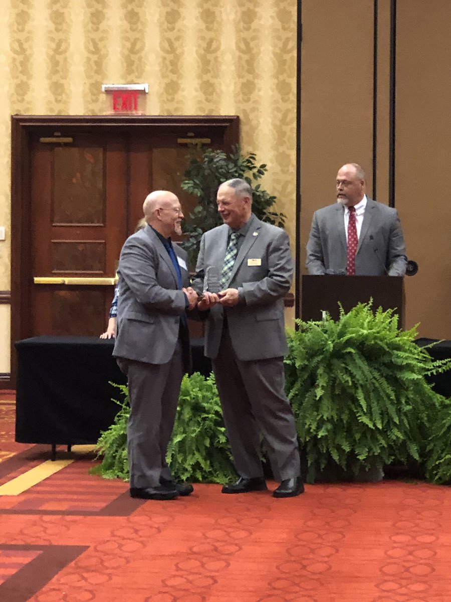 Mr. Cathey accepting his district-level award!! #LHSPr1de