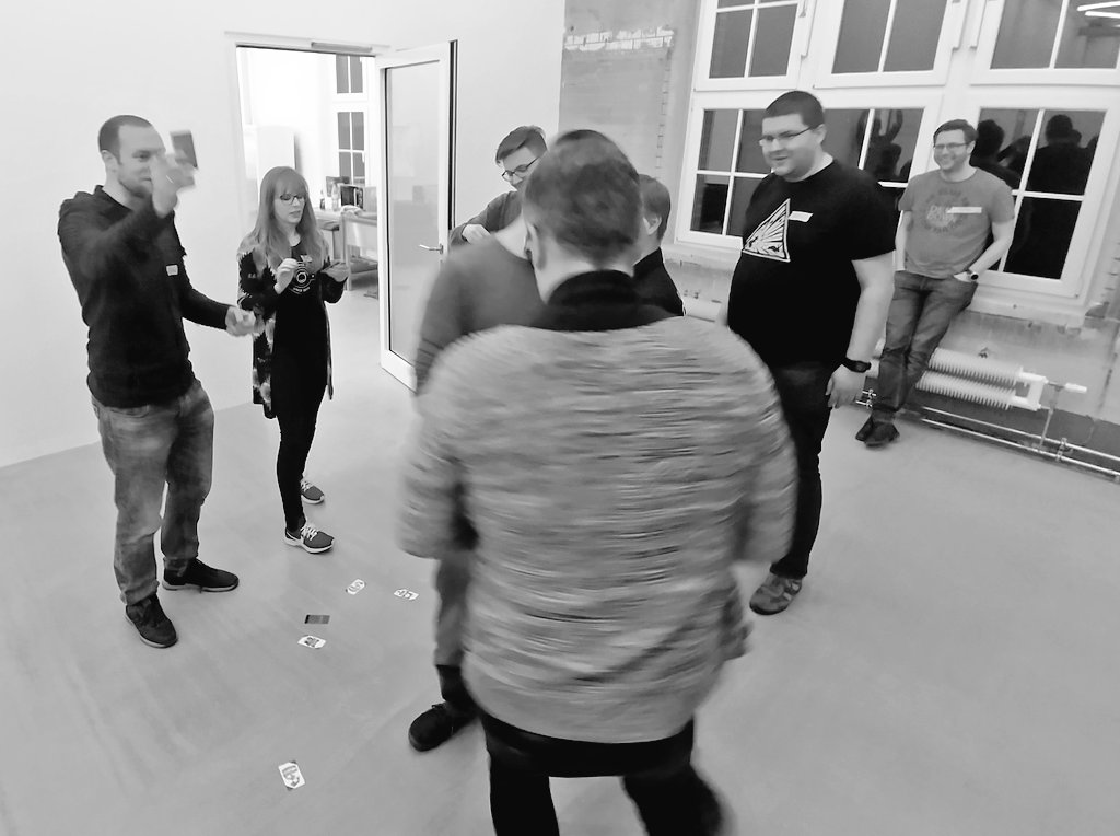 AgileChemnitz's tweet image. Ball-Point Game, Happy Salmon, Space Team uvm. Das war #agileChemnitz in der 10ten Auflage. Danke an alle Teilnehmer und unseren Host @StaffbaseHQ Bis zur nächsten Iteration! ~dj