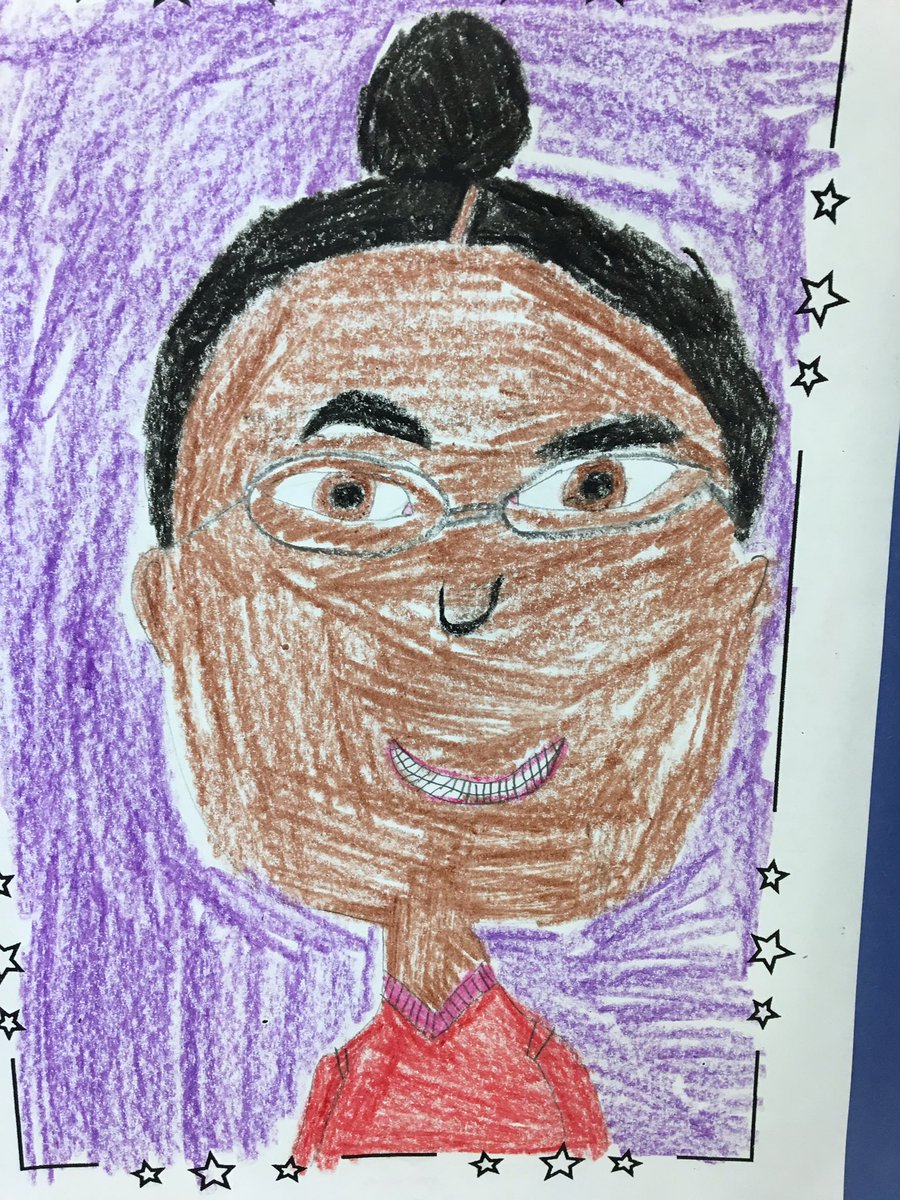 kb_linn's tweet photo. Second graders at Dakota school- biography reading, research writing strategies, famous people art work. “Blast from the past” indeed. #mpsCore https://t.co/Q5GuISvHUV