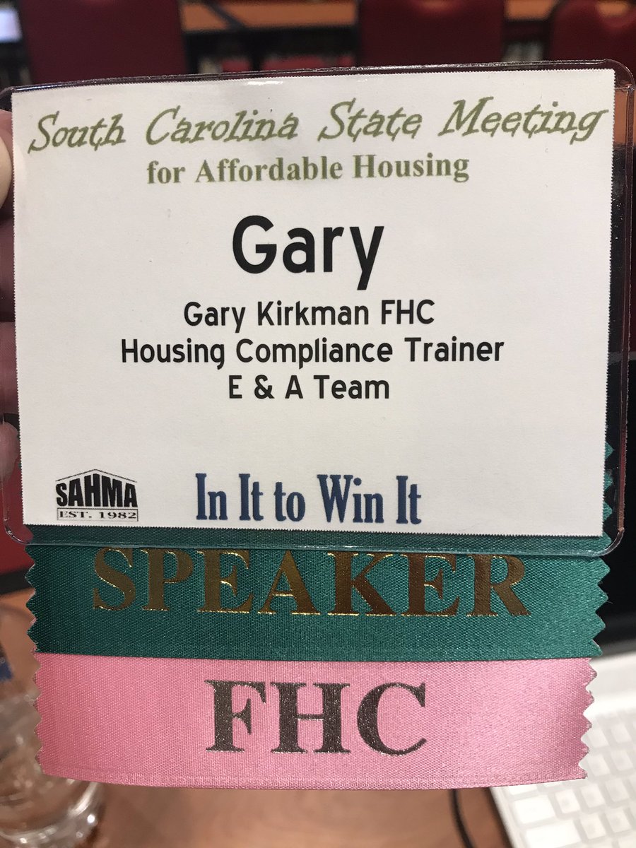 Gary_USHousing's tweet photo. I had a great time at the @SAHMAorg conference in Columbia, SC! It was great seeing and meeting everyone. Canโt wait to see you all again soon. #eandateam #SAHMA #AffordableHousing #taxcredits #LIHTC #garykirkman https://t.co/bi2ptlxzhR