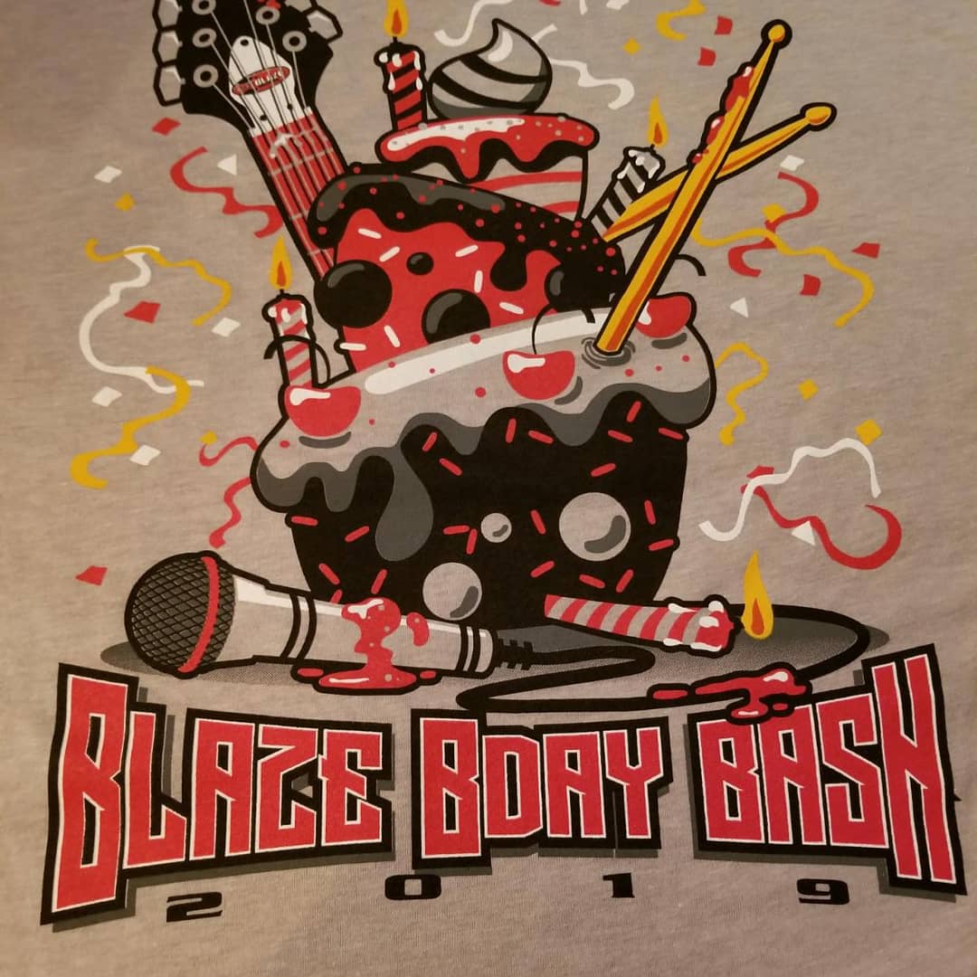 1041theBlaze's tweet image. Less than 24hours away!  Preshow party at @VsArcadeBar - your shot at tickets and gp Shinedown $100 merch certificate! #BdayBash2019 @PinnacleArena @Shinedown @paparoach @AAofficial post show party w/ #BdayBash2019 shirts!