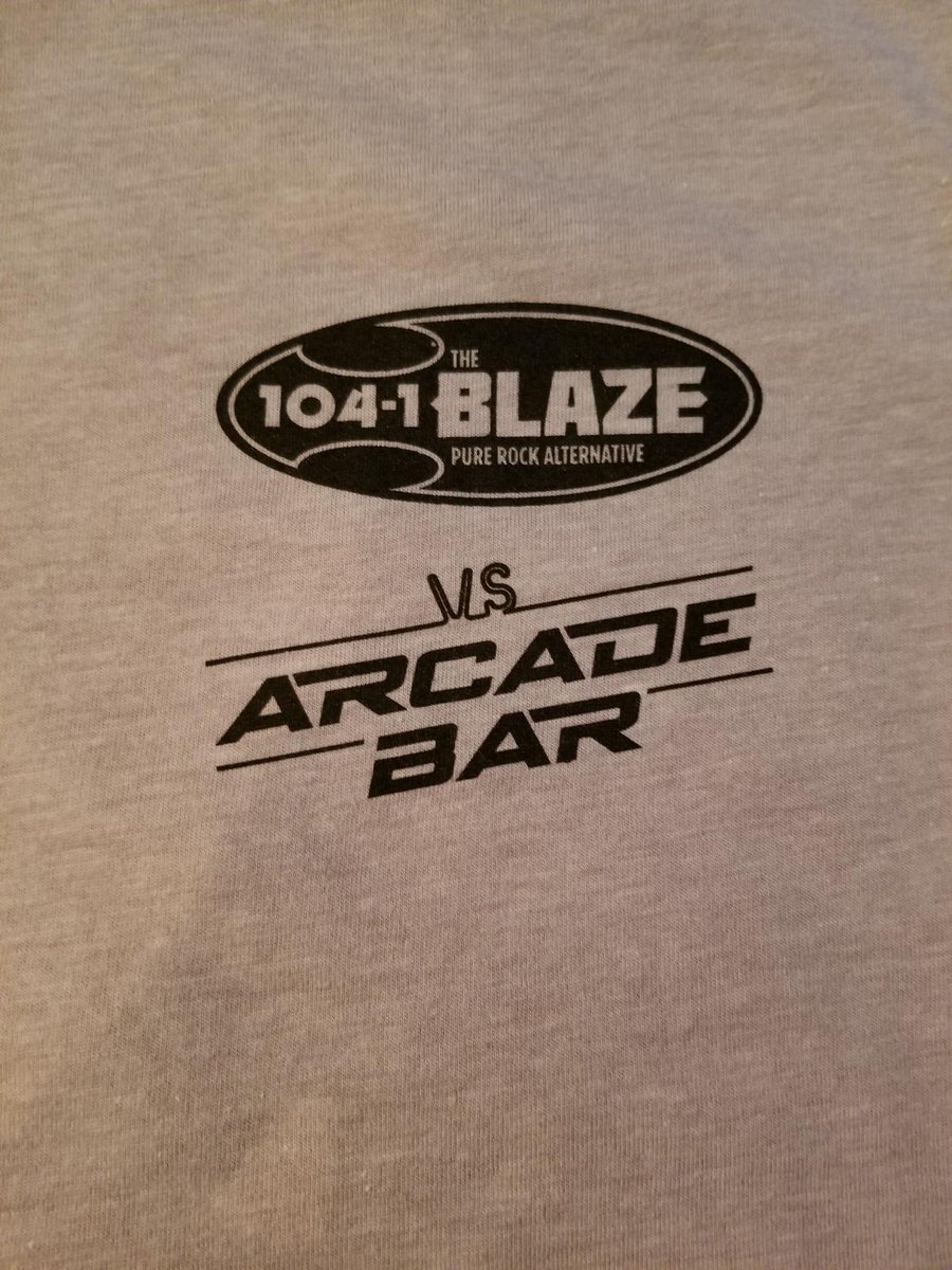 1041theBlaze's tweet image. Less than 24hours away!  Preshow party at @VsArcadeBar - your shot at tickets and gp Shinedown $100 merch certificate! #BdayBash2019 @PinnacleArena @Shinedown @paparoach @AAofficial post show party w/ #BdayBash2019 shirts!