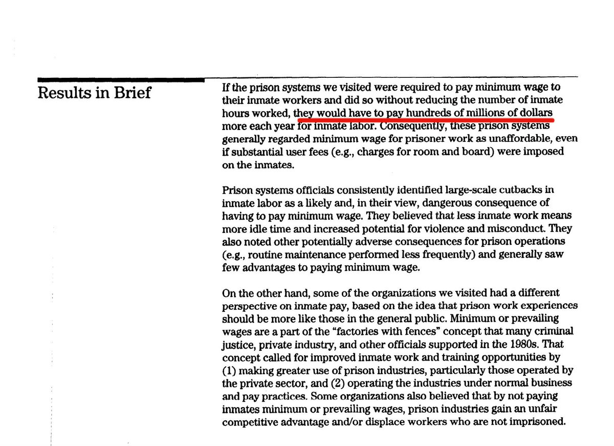37. Harry Reid asked for a report on paying prisoner's wages. This is how the Administration Responded.  https://www.gao.gov/assets/220/217999.pdf
