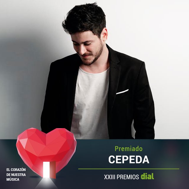 Felices por ti @cepedaoficial Te merece mucho este #PremiosDial🏆 #ElCorazonDeNuestraMusica