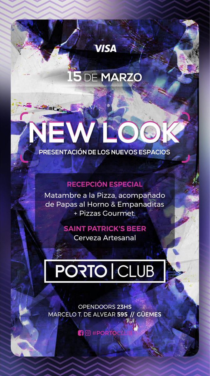 *Este Viernes*

- Presentación Sector Greygoose
- Presentación Nuevo Sector Absolut
- Acústico Nelson Troitiño de Playmobil
- Recepción de Matambre a la pizza con papas y empanaditas
- Recepción de Cerveza Peñón
- Tragos de autor de 23:00 hs a 01:00 hs para chicas.

📲3513520595