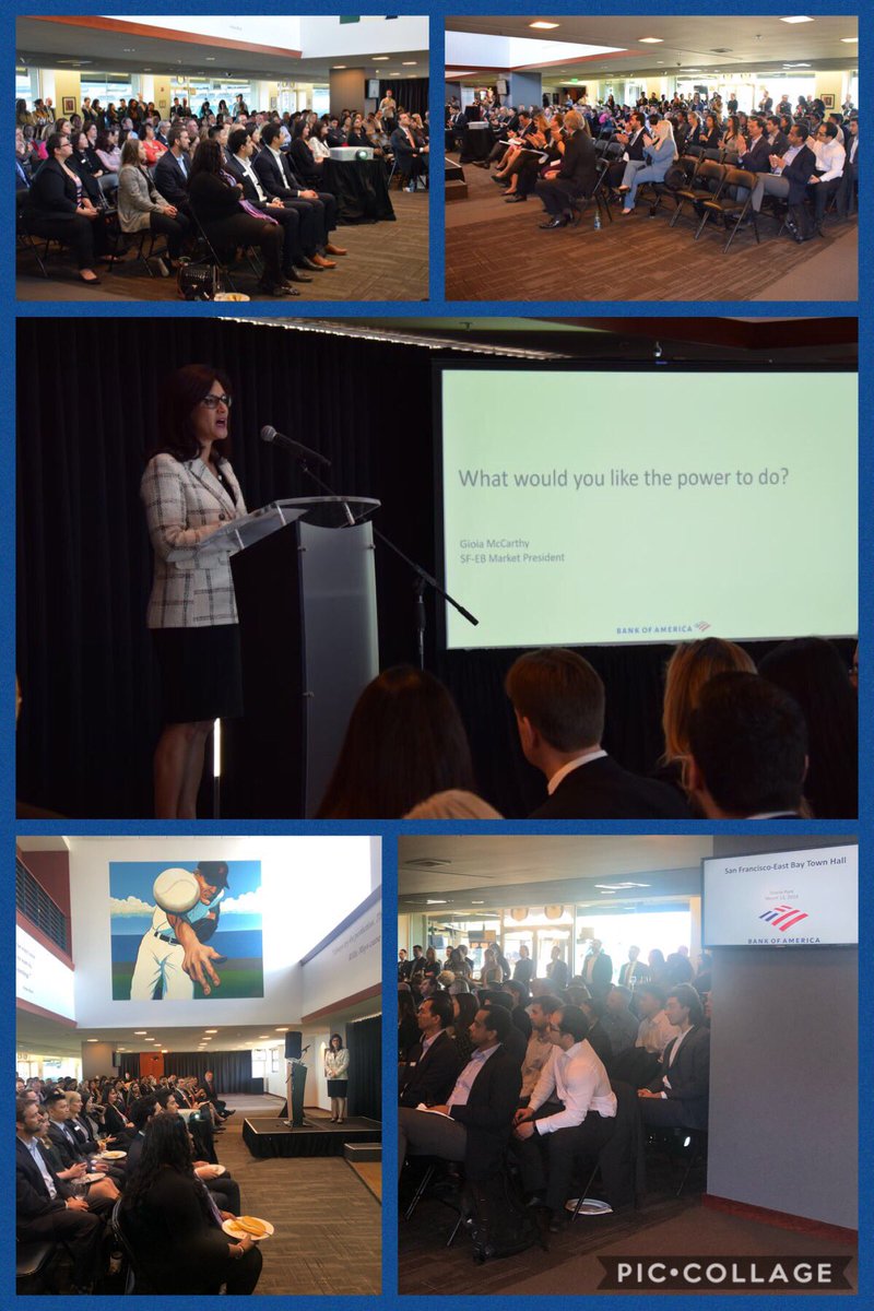 HeidiRacherla's tweet photo. Yesterday’s #SFEB @BankofAmerica Employee Town Hall at @OracleParkSF - great discussion on the team’s #PowerTo deliver for clients, teammates &amp; community across all LOBs!  Thanks to our #EmployeeNetworks #BofAVolunteers &amp; community partners @SFGiants @giantscommunity @gojrgiants https://t.co/qzL51ezyVo