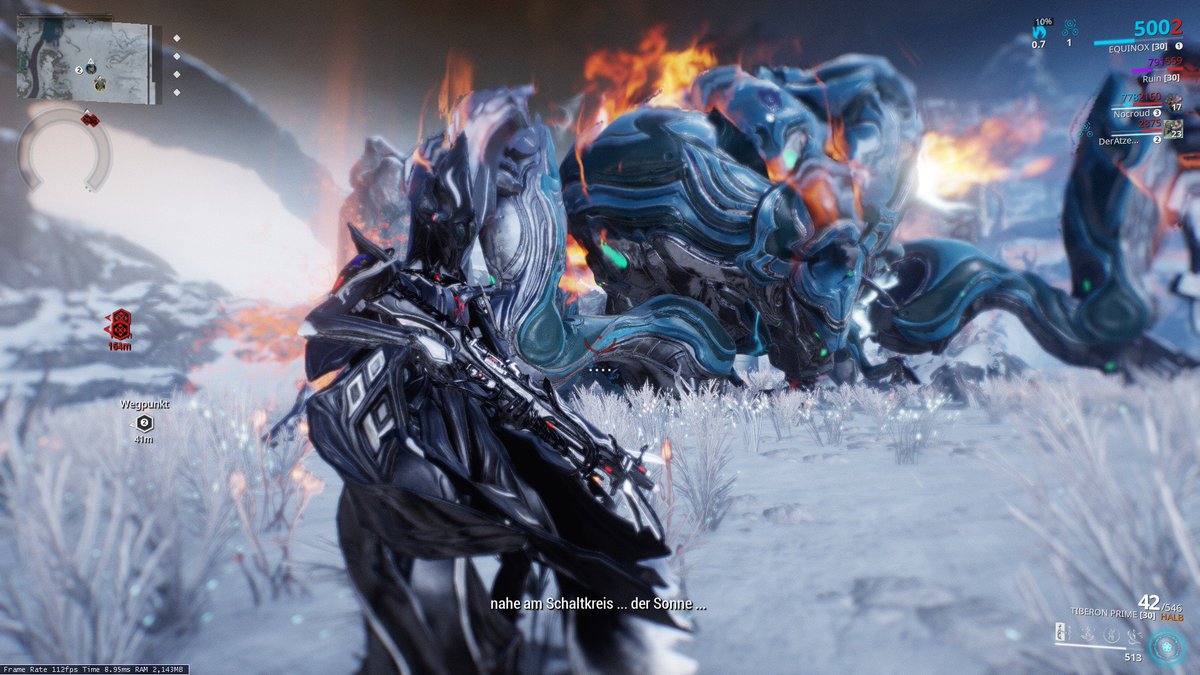 What a Fight... it was AMAZING *.* THANKS @PlayWarframe @Sebastian95B @YTLG_94 @rebbford #ZUUD #OrbVally #Warframe And yes the whole Team dies in the Explosion of the End :D