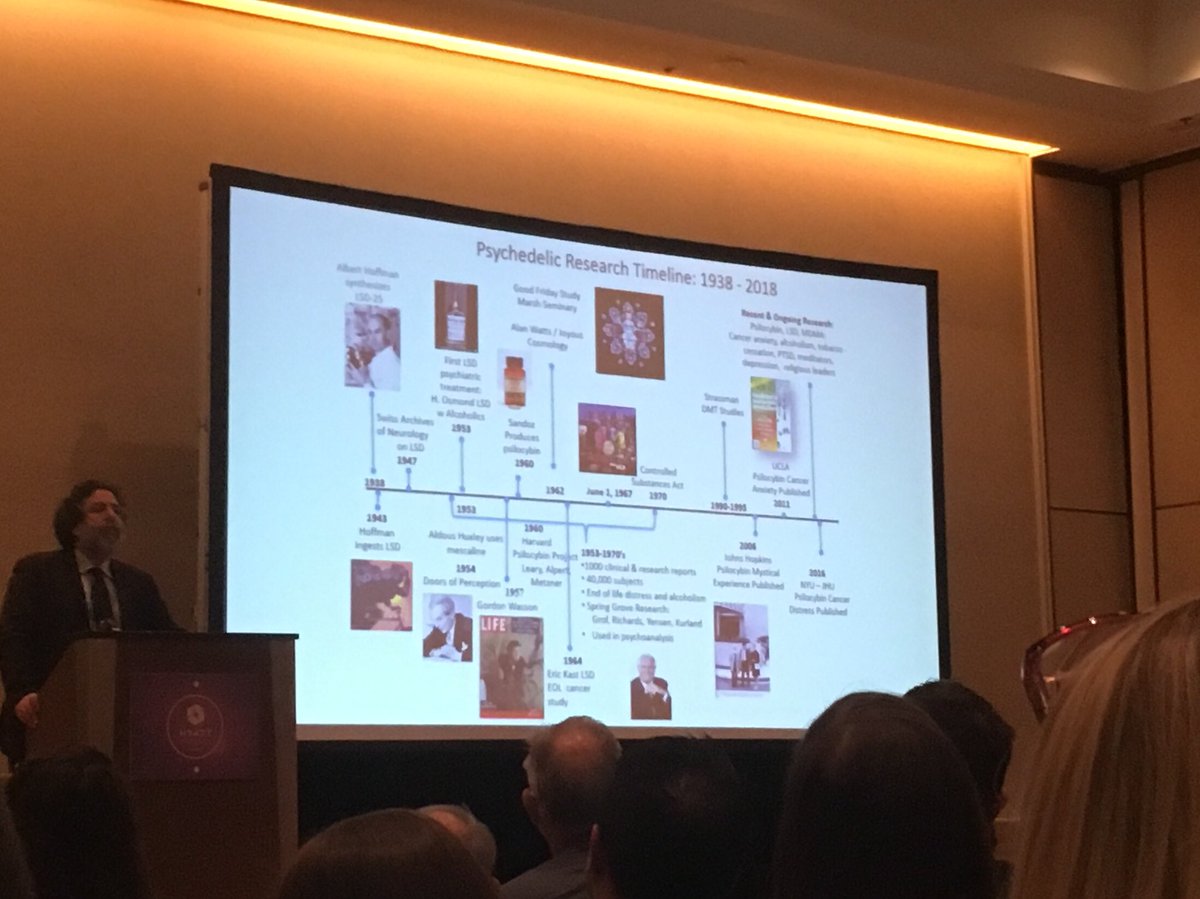 theboehr's tweet image. I sat in on a session about Psychedelic Assisted Therapy at #hpm19 today and heard about some promising research involving the use of psilocybin for terminal patients struggling with their diagnosis. What interesting sessions did the other #hpmclassof19 fellows attend today?