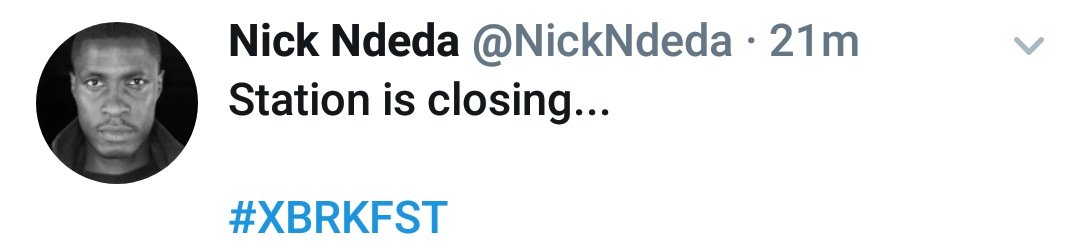 .@NickNdeda play CLOSING TIME  at the end of the show😎 #XBRKFST for the fans I met here & @TheFuse984 like @koi_kiki @Jon_Mutembes @jnchipeta @PropTosh