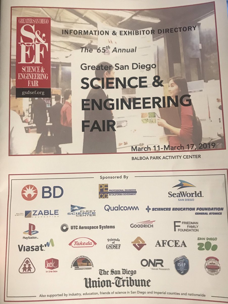Ligia_SeesYou's tweet image. Thank you @SanPasqualHS @SDCodeQueens @MartinCasas_ for supporting Macey &amp;amp; Tatiana at the #GSDSEF @sdsciencefair in @BalboaPark this week! Out of 15 projects presented in the Senior Division-Project Category of #ComputerScience they won 2nd Place!!!  #CodeQueens