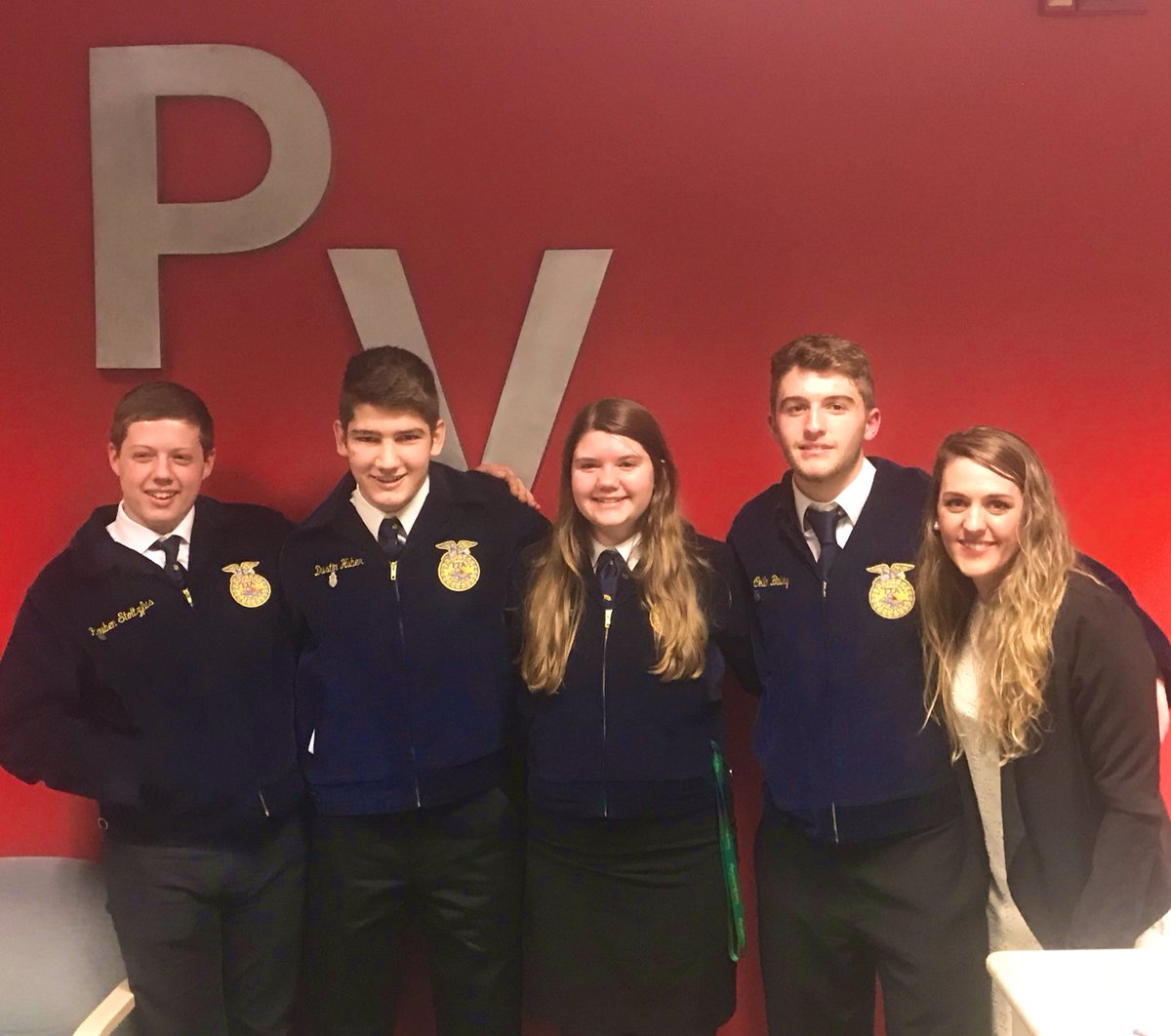 Very proud of our FFA program who was recognized tonight for all their hard work. #pvbravesproud