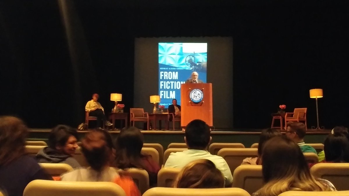 CSWritersatWork's tweet image. &quot;If someone has faith in you, you are under an obligation to try.&quot; ~ 2012 #CSWritersAtWork author Terry Kay at the annual speaker&apos;s forum hosted by Northeast Alabama CC.