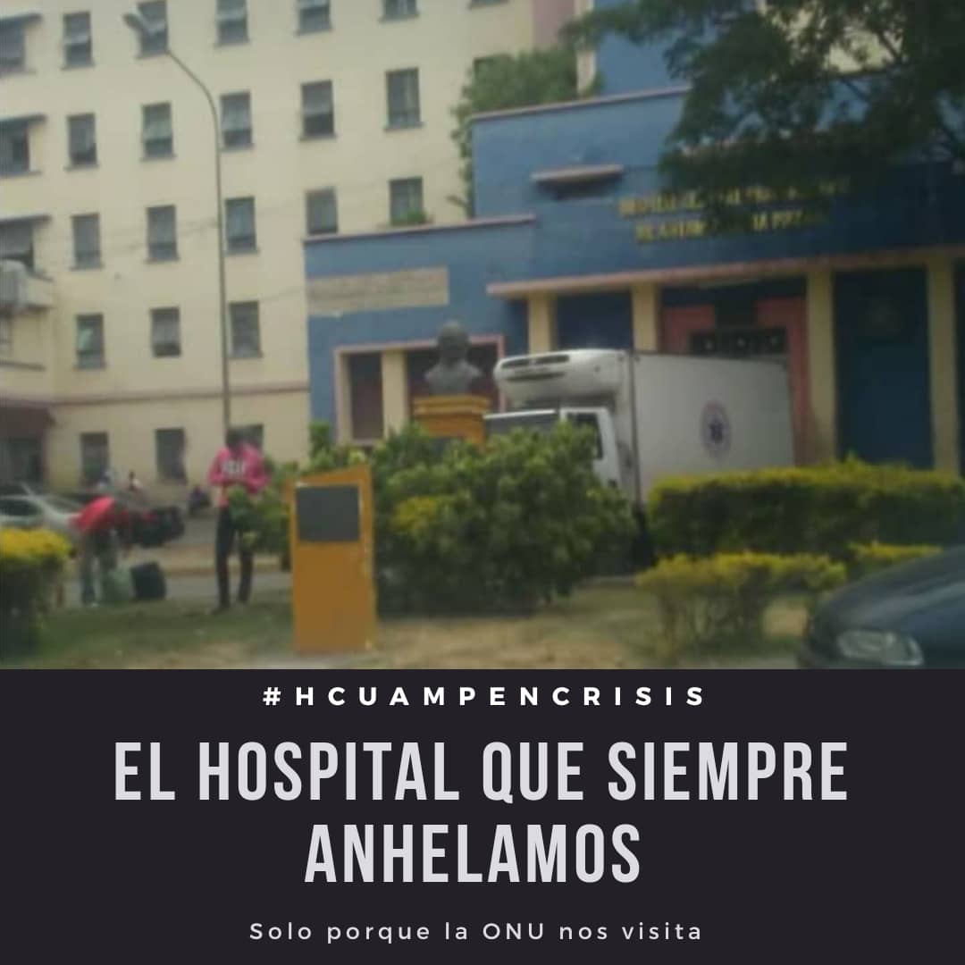 AlbertoJose1's tweet photo. #SOSVenezuela #HCUAMPENCRISIS #HCUAMP @jguaido @soyfdelrincon @CaraotaDigital @ElNacionalWeb @ONU_es @NTN24ve @NTN24 @MiguelPizarro__ @carlaangola @Javierito321 https://t.co/5a62yjAZoL