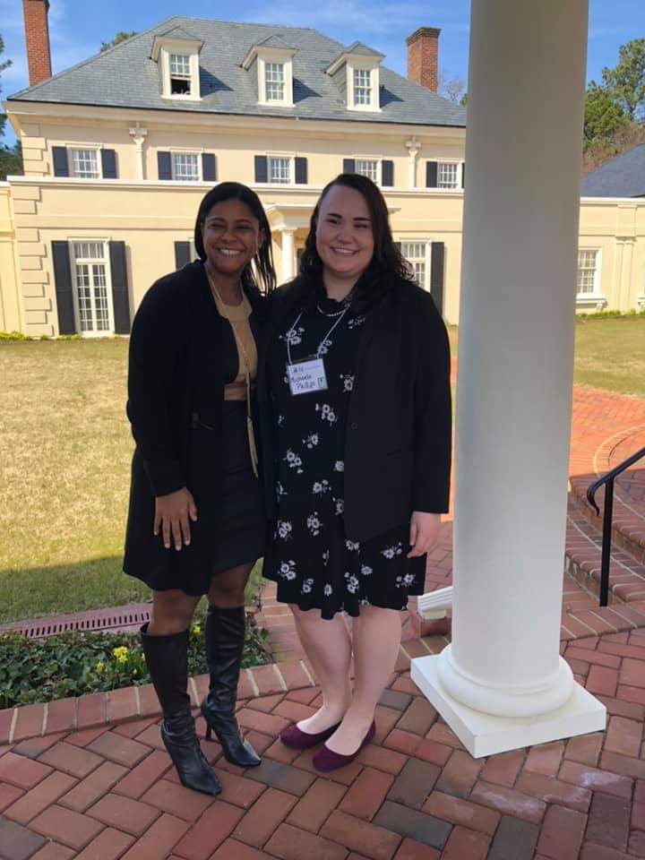 kmphillips96's tweet photo. I was so honored today to receive the Teacher Candidate Research Award from ATE-VA! Thank you @CrabbeKacey for coming and supporting me! 😊 https://t.co/EWXvFgZFnJ