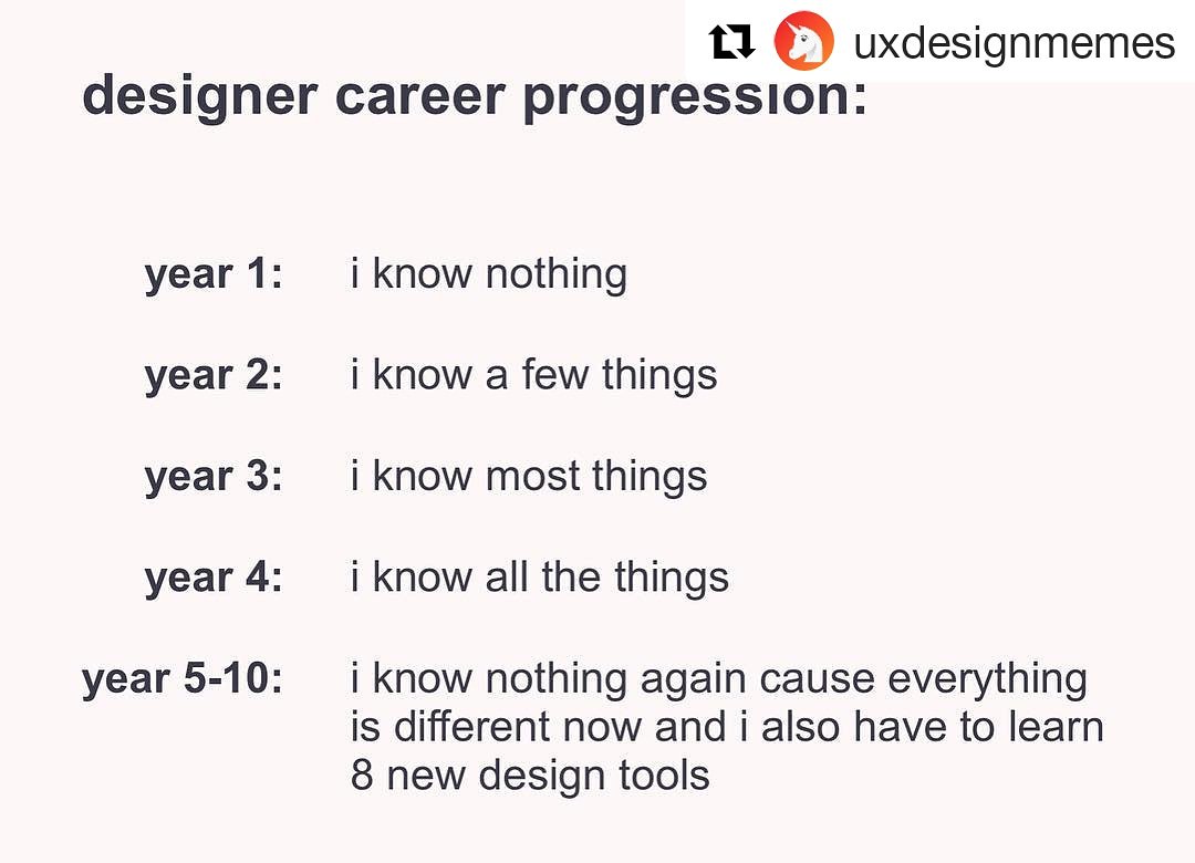 jjangtech's tweet photo. Who can relate? 😅
Source: @uxdesignmemes ・・・
📝

#ui #dribbble #ux #design #webdesign#graphic #userinterface #minimal#graphicdesignui #inspiration #interface#appdesign #speaker #app #graphicdesign#creative #webdesigner #userexperience#uxdesign #uidesign #designinspiration# https://t.co/FoAnd0JeWF