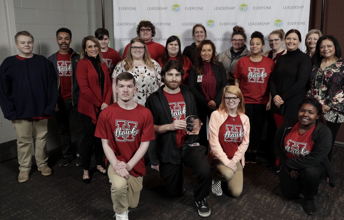 #EVSCproud of ⁦<a href="/Harwood_hawks/">Harwood Career Prep</a>⁩! #COL2019 #leadershipeveryone