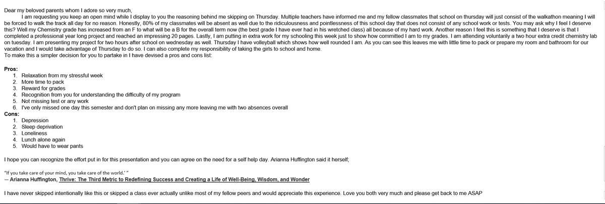 Kristi Sanders (@kristisanders9) on Twitter photo You are clearly having an influence in my work life and my personal life <a href="/ariannahuff/">Arianna Huffington</a> and #thriveglobal! My daughter's plea to skip school so she 'can take care of her mind to take care of the world!'
#wellbeingatwork #sapsuccessfactors You are clearly having an influence in my work life and my personal life <a href="/ariannahuff/">Arianna Huffington</a> and #thriveglobal! My daughter's plea to skip school so she 'can take care of her mind to take care of the world!'
#wellbeingatwork #sapsuccessfactors