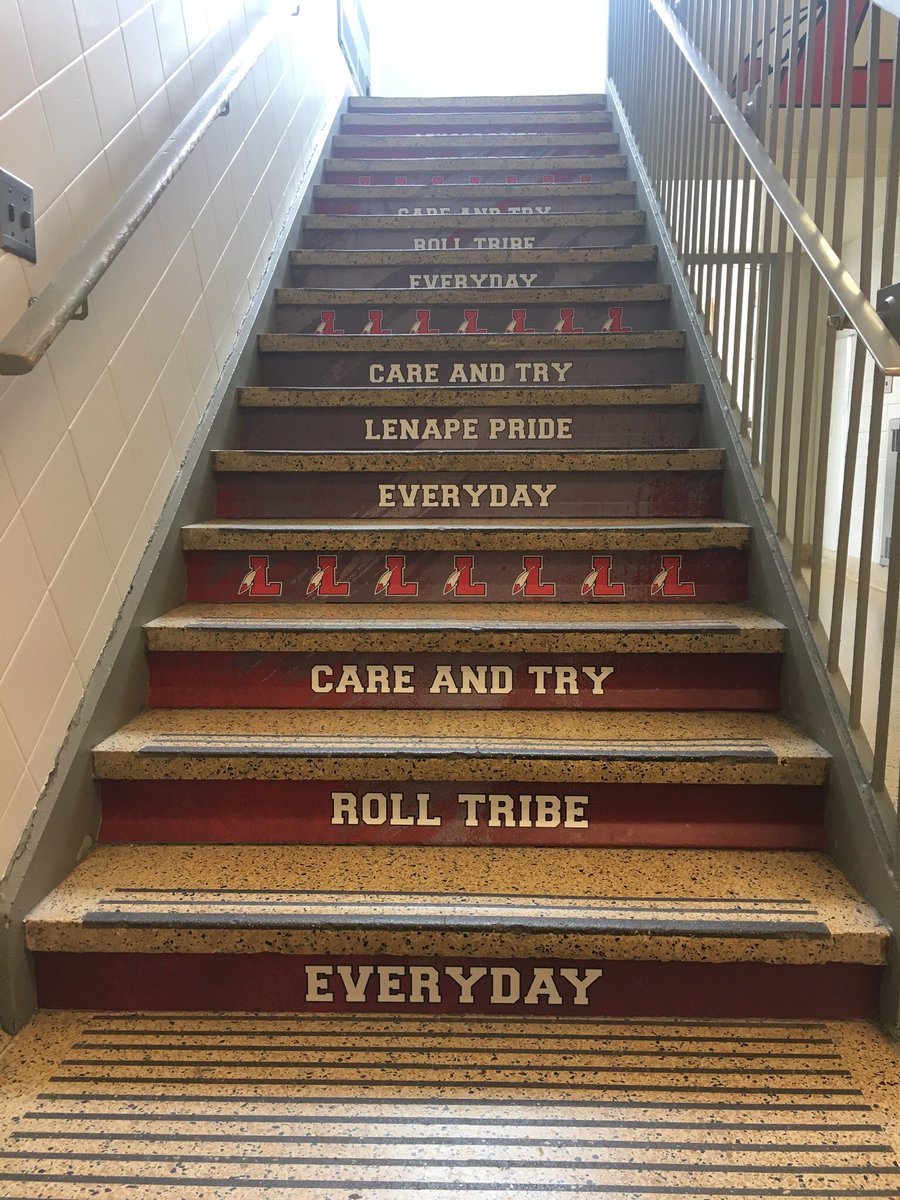 A recent addition to our school, the steps for success begin and end with  <a href="/ToddWhitaker/">Todd Whitaker</a> “Care and Try Everyday”.   Constant message for our school community.