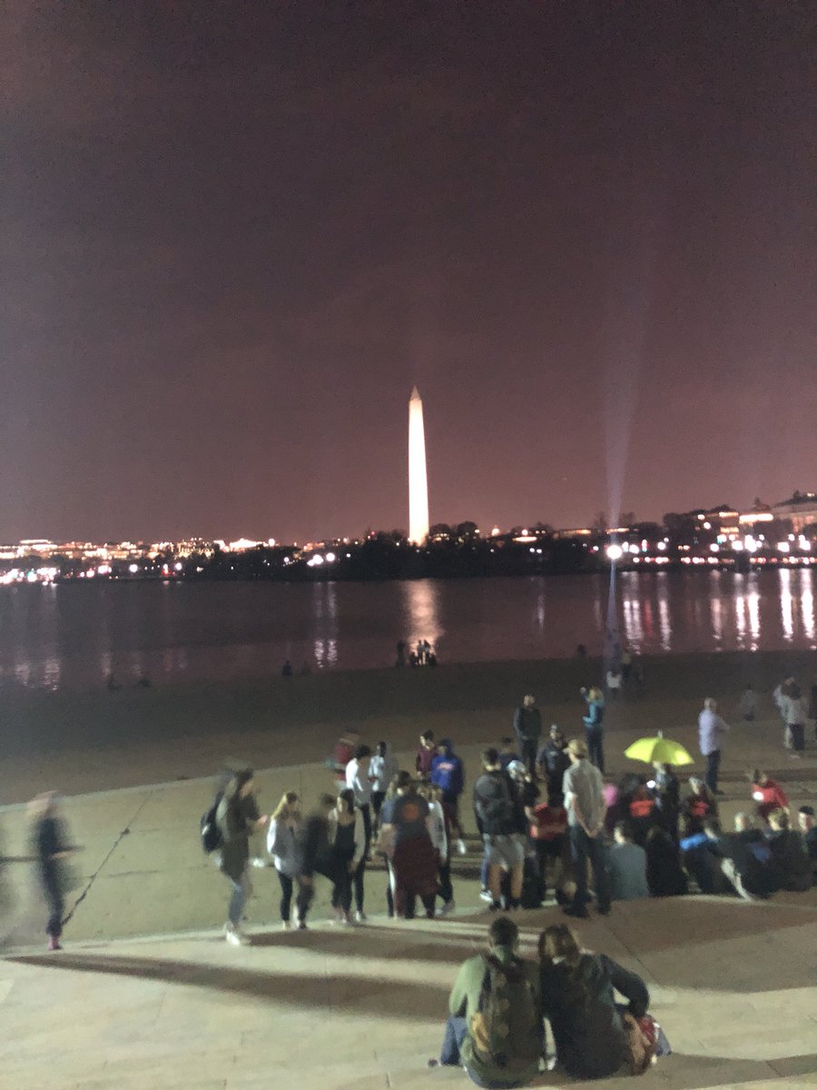 EOSDC19's tweet photo. View of the Washington monument from the Jefferson memorial! https://t.co/Z6QRWJXP0n