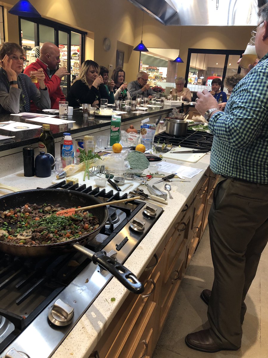 We are starting our St Patrick’s Day Weekend <a href="/Dierbergs/">Dierbergs Markets</a> School of Cooking. <a href="/AnheuserBusch/">Anheuser-Busch</a> <a href="/kreydist/">Krey Distributing</a> Full Class.