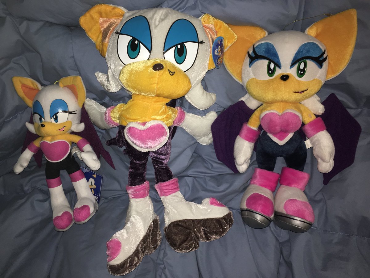 Custom Rouge The Bat Plush - lawofallabove-abigel
