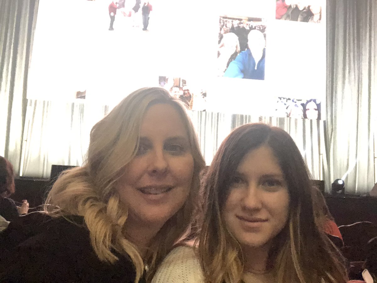 Mother/Daughter excited to see <a href="/MichelleObama/">Michelle Obama</a> in Milwaukee #IamBecoming