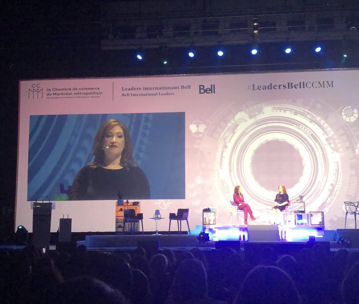 NicoletteAddesa's tweet photo. “People always told me I could have any job I wanted. No one every told me I could create any job I wanted” @randizuckerberg @chambremontreal #FemmesenTech #UbisoftMTL #LeaderBellCCMM https://t.co/TzkmmbpENr