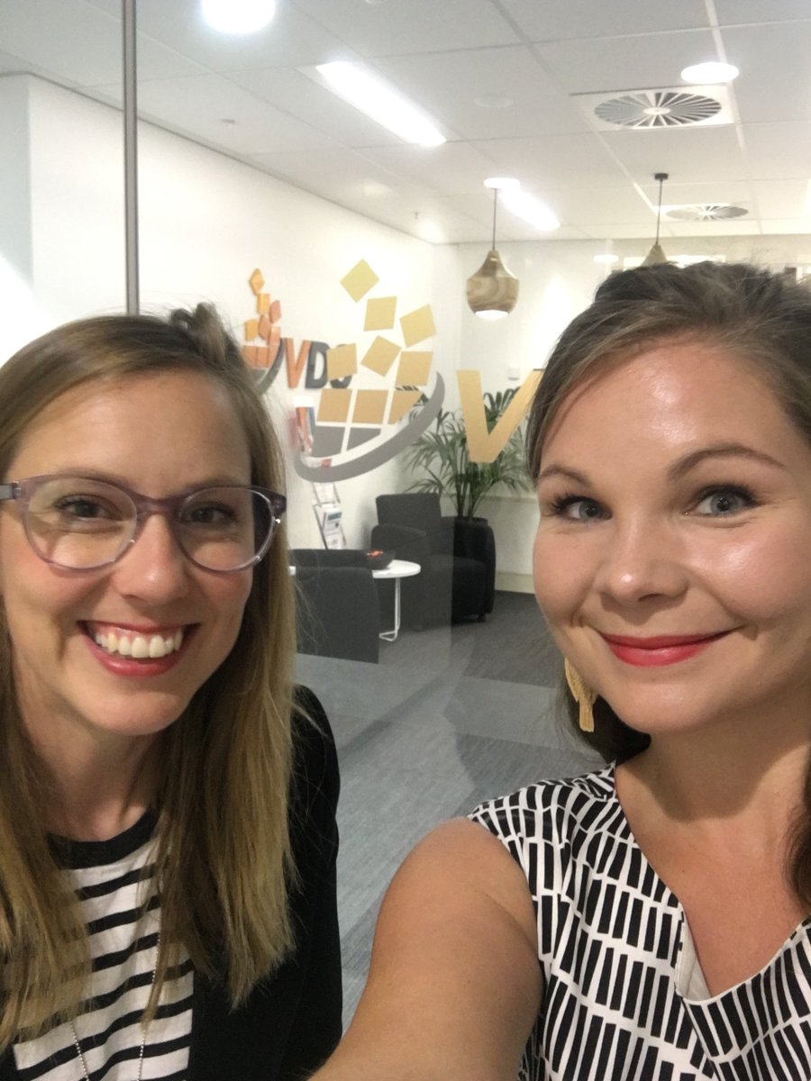 @DFMelbourne believes in design approach to organisational change &amp; development. This morning DFM coaches <a href="/ttuulos/">Tiina Tuulos</a> &amp; <a href="/Paumattila/">Pauliina Mattila</a> shared insights in @VDCeduau Thought Leadership Series around future skills, capability building &amp; staff innovation readiness.