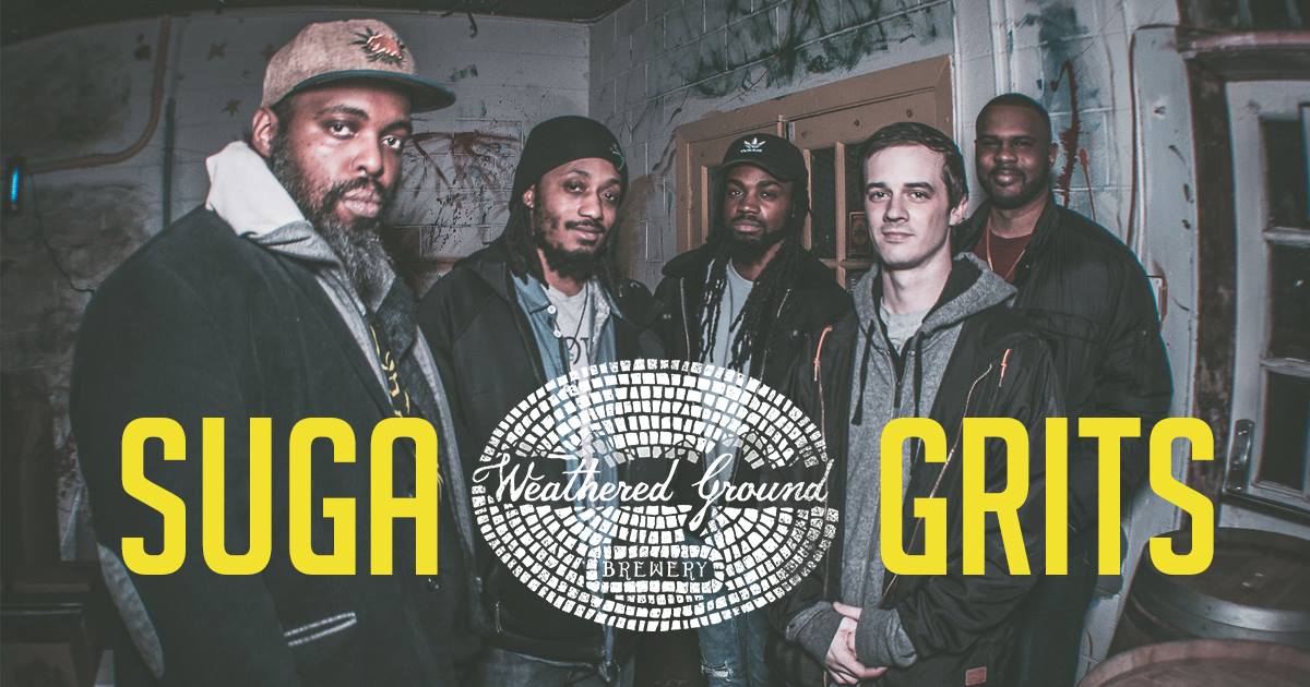 TOMORROW! We're live at #WeatheredGroundBrewery in #CoolRidgeWV from 6 pm to 10 pm! #sugagrits #toosweet #bringthefunk #livemusic #concert #funk #funkmusic #soul #soulmusic #groove #groovy #rock #rockandroll #jam #jamband