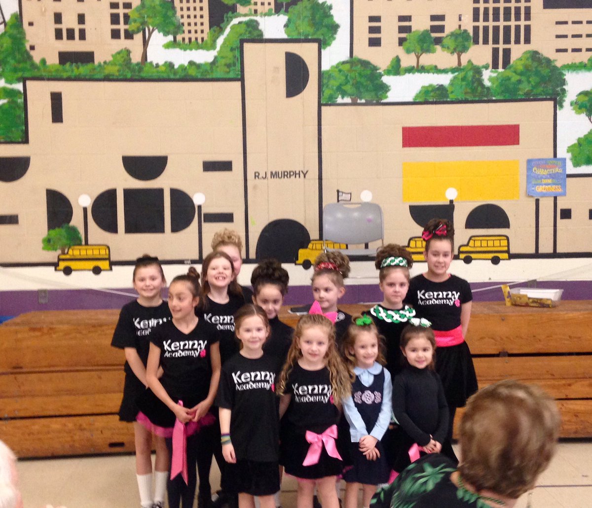 stbrendanschool's tweet photo. Saint Brendan students Irish dancing at the Leahy Holloran Community Center Saint Patrick’s Day senior supper.☘️ https://t.co/hCJ9sZLHM1