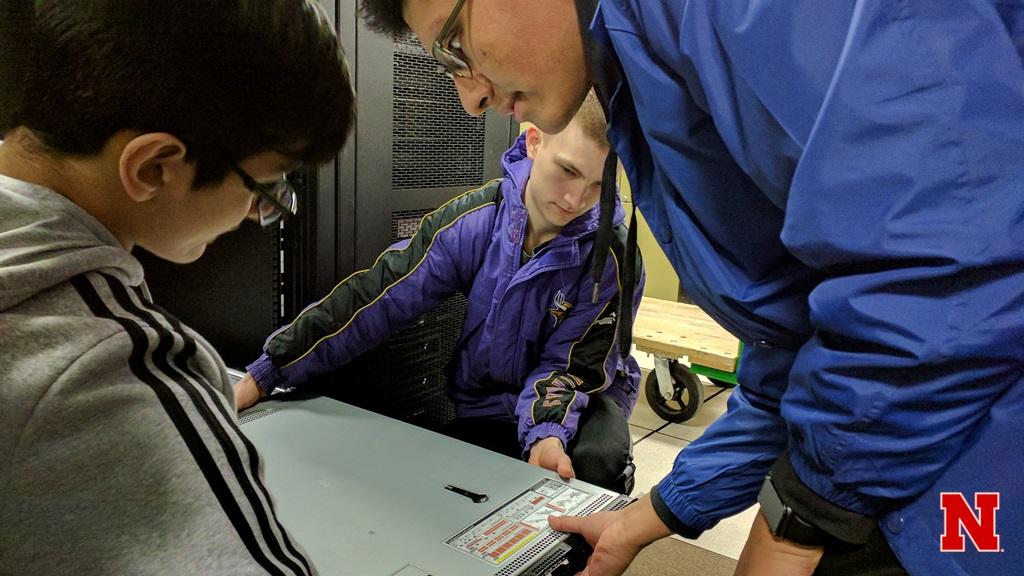 UNLtriostem's tweet image. Today we visited @NebraskaITS, where @UNLTRIOrub and @UNLTRIOubms participants set up computing infrastructure, thanks to a @USEdGov grant. In the coming days you can learn more about our various activities focused on serving STEM aspirants.

#TRIOWorks #FirstGenNebraska