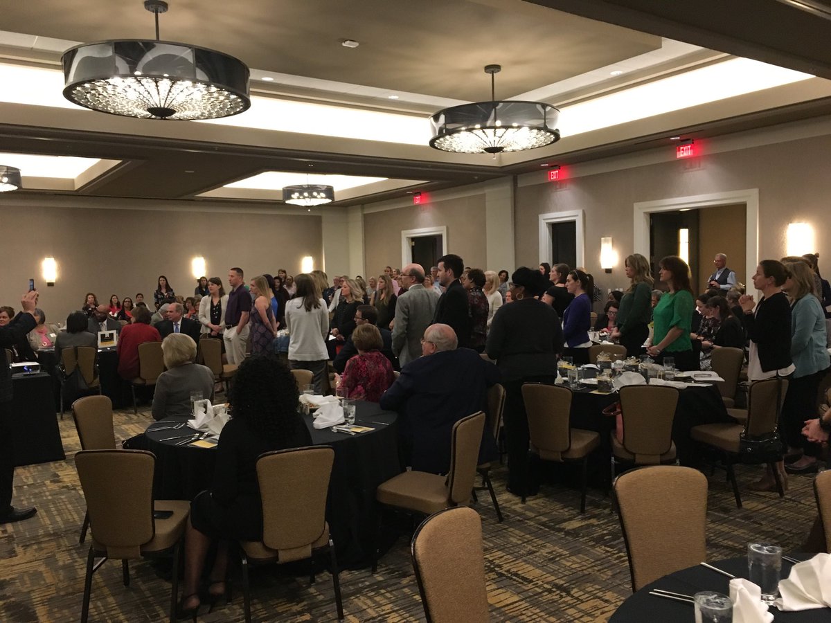 #NBCTstrong new and newly renewed NBCTs celebrated ⁦<a href="/WCPSS/">Wake County Public School System</a>⁩ tonight at our Celebration of Teaching Excellence. Andrea Hajek was our guest speaker. She knocked it out of the park!