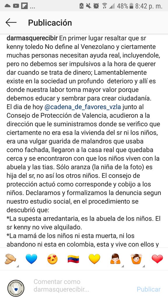 DarMasqRecibir's tweet photo. Lamentablemente este señor se sirvió de su hija y otros niños para estafar, manipular, extorsionar y mentir descaradamente. Aqui la historia real publicada en nuestro IG. Favor #difundir porque muchos tienen su cuenta y le continúan depositando. No olvidemos #LosBuenosSomosMas https://t.co/bL2y3ZwSp0