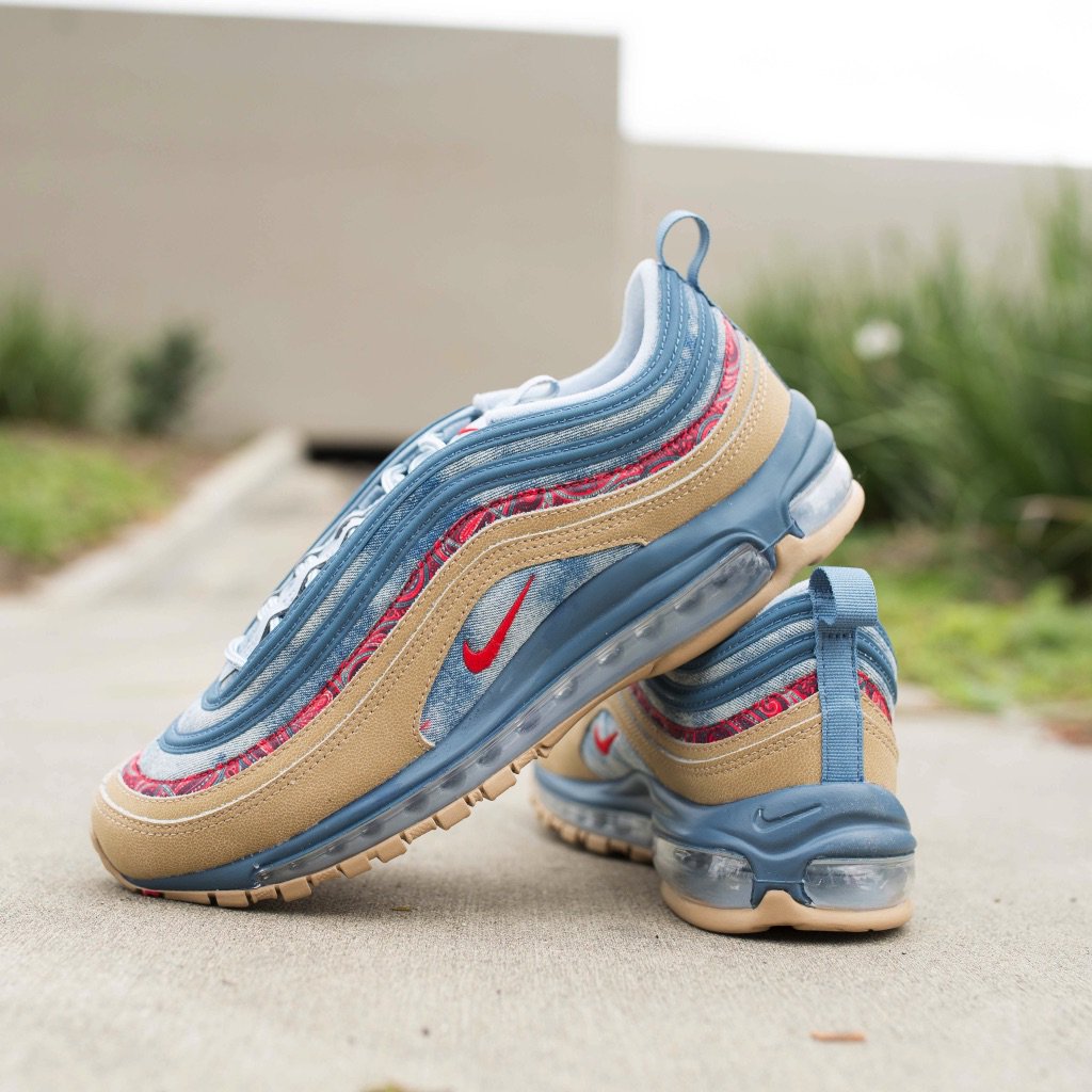 air max 97 wild west on feet