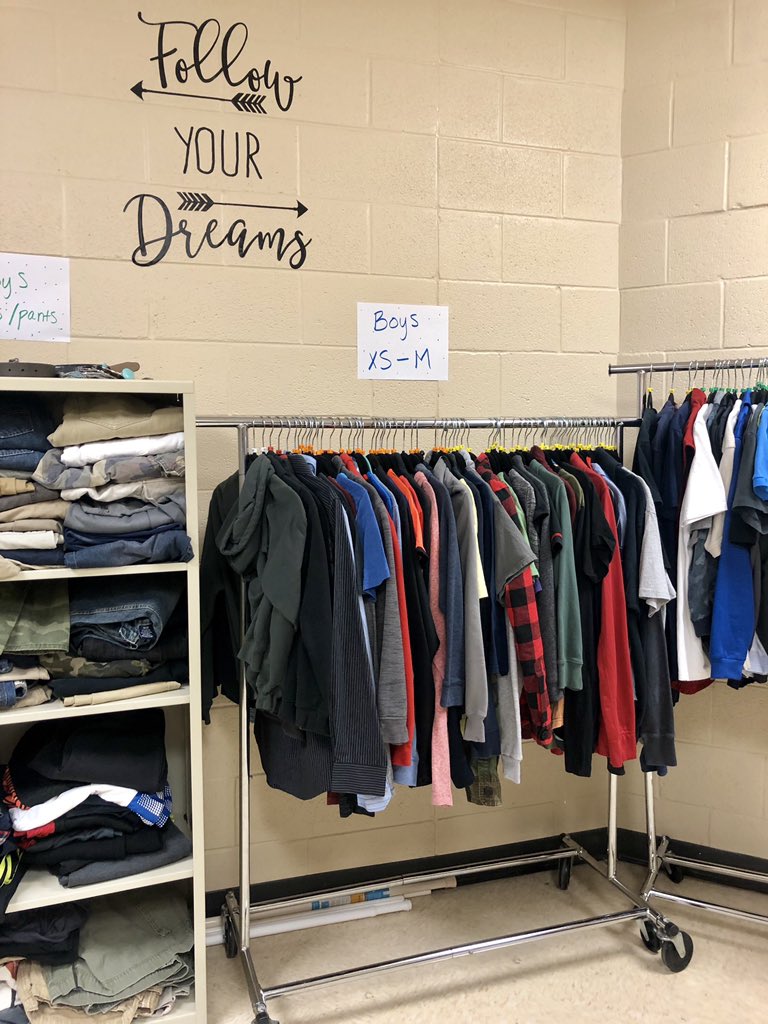 MrsBestCWMS's tweet image. CW Threads!  These awesome kids have worked the past few weeks to transform this cluttered storage room into a free store for students that need clothing assistance. Everything in this room was donated or repurposed!  True Changemakers! #CWway #CWMSchangemakers #MyOhioClassroom