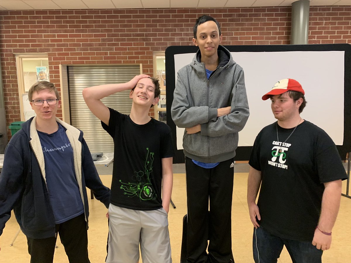 Top 4 placers from the eSports teams Smash Bros tournament. From left to right: 3th place Connor MacLean, 2nd Jared Vazanna, 1st Akash Abid, 4rd Cam Burton
