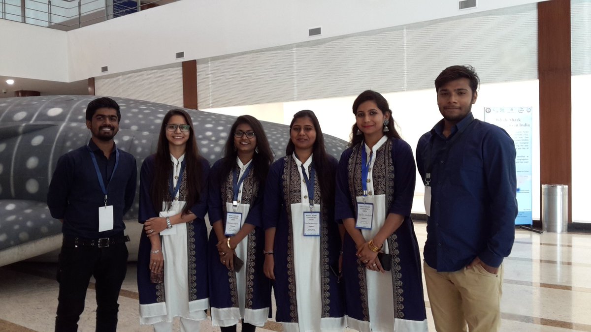 We are set for Day2 of the #WhaleShark conference #India. Sincere thanks to this young bunch of #volunteers who have helped run this event. <a href="/vivek4wild/">Vivek Menon</a> <a href="/TataChemicals/">Tata Chemicals</a> <a href="/action4ifaw/">action4ifaw</a> <a href="/IUCN/">IUCN</a> <a href="/UNDP_India/">UNDP India</a> <a href="/EGREEFOUNDATION/">EGREE Foundation</a> <a href="/MangrovesMumbai/">Mangroves Cell</a> #GovOfGujarat