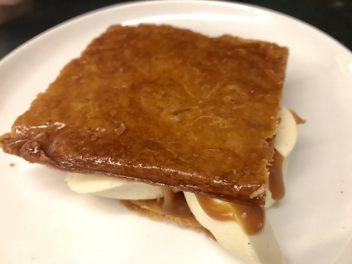 Superb meal .<a href="/wildairnyc/">Wildair</a> , world class desserts including this immaculate passion fruit mille-feuille, thank you. .<a href="/chefbennett01/">Steve Bennett</a>