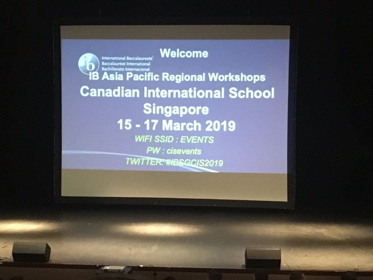 Day 1 #IBSGCIS2019 #lifelonglearning with <a href="/MelissGraham/">Melissa Graham</a>