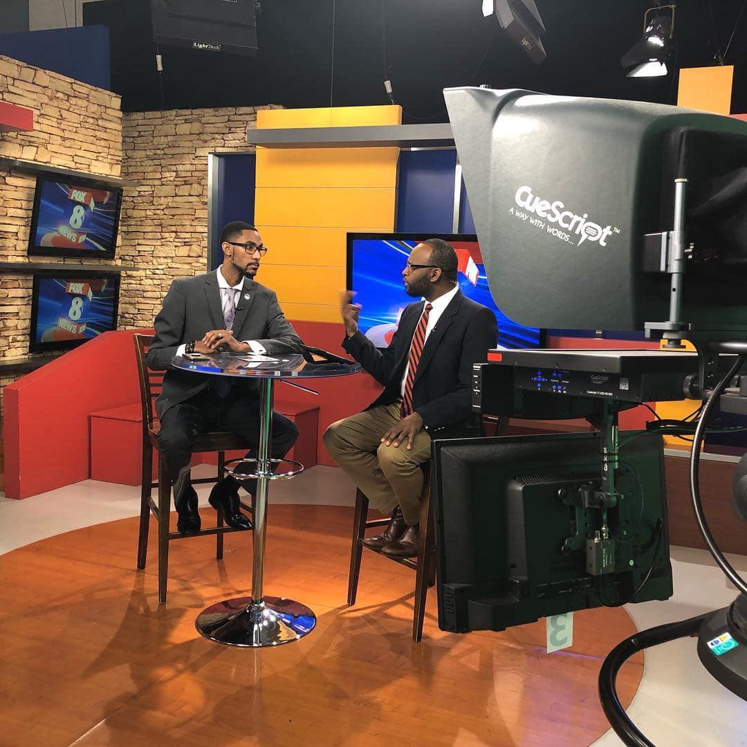 warche's tweet image. Earlier this morning at @myfox8 talking briefly about College Access and promoting a community-wide college access &amp;amp; student success event for @SayYesGuilford.
