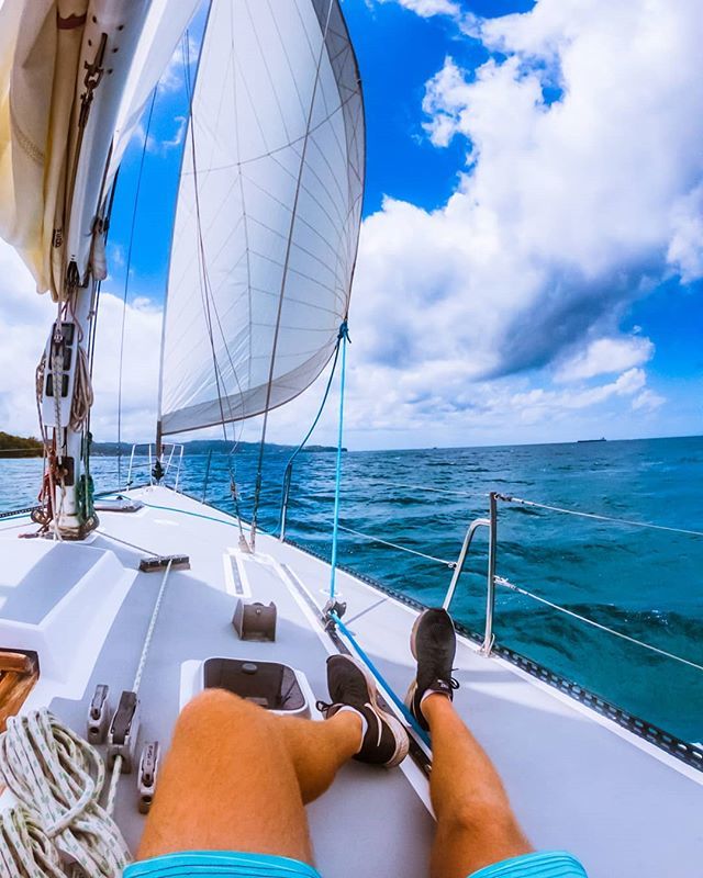 1tchy's tweet photo. ...Land ahoy... Today in St. Lucia @danandmoore and I tried our hand at sailing the seas. Straight off the @royalcaribbean ship and onto a boat with @first4sail for the day.

I've always loved being on boats and it was such a blast to get stuck in and sa… https://t.co/aA3kmqUekw https://t.co/McXYbdlRMe